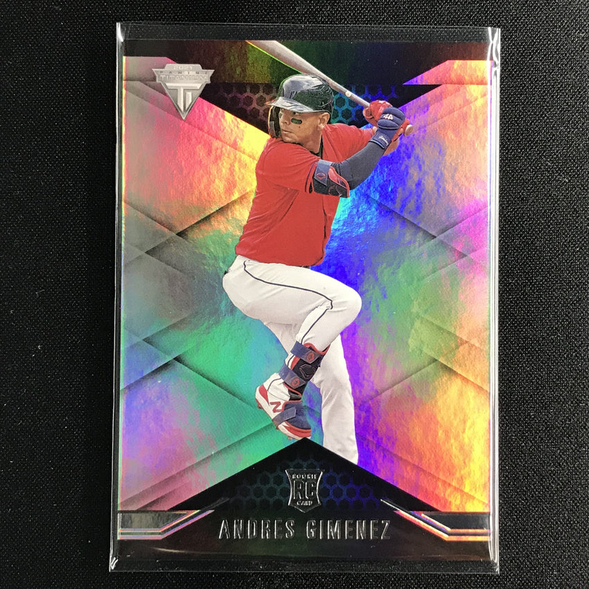 2021 Chronicles Andres Gimenez Titanium Rookie Base No 14