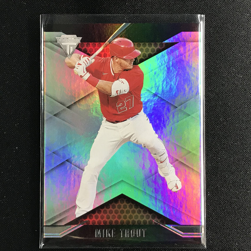 2021 Chronicles Mike Trout Titanium Base No 16