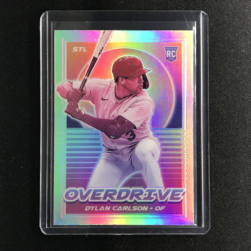 2021 Chronicles DYLAN CARLSON Overdrive Rookie Silver Prizm #21