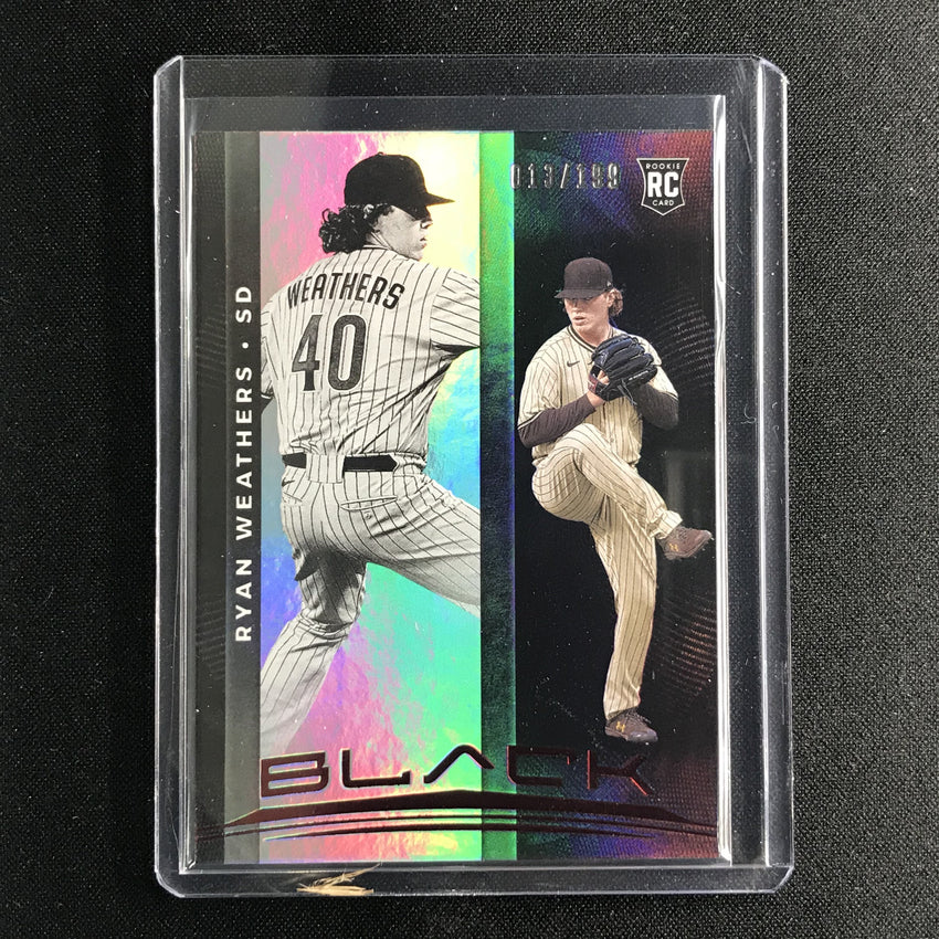 2021 Chronicles Ryan Weathers Black Rookie Red 13/199