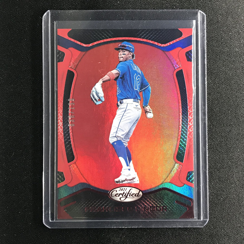 2021 Chronicles Francisco Lindor Certified Red 38/199