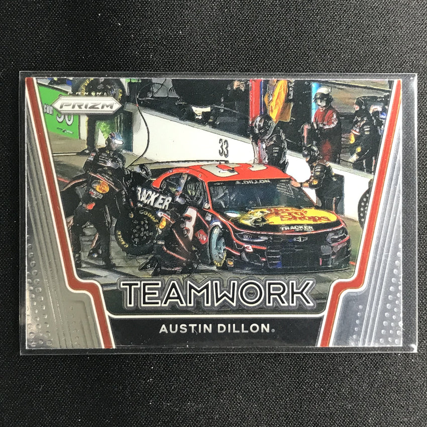 2021 Prizm Racing AUSTIN DILLON Teamwork Base #1