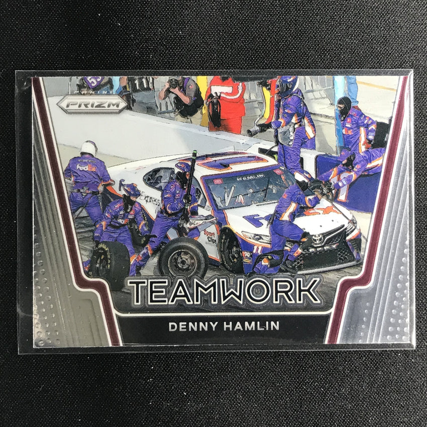 2021 Prizm Racing DENNY HAMLIN Teamwork Base #3