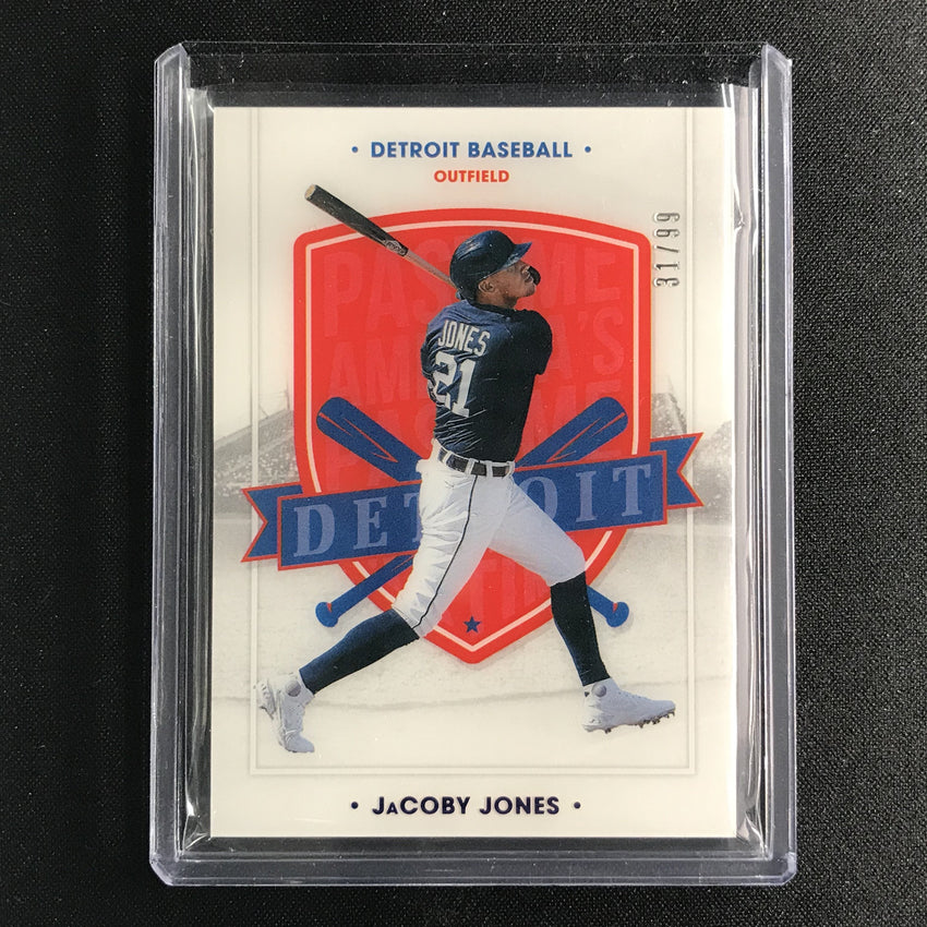 2021 Chronicles Jacoby Jones Americas Pastime Blue 31/99