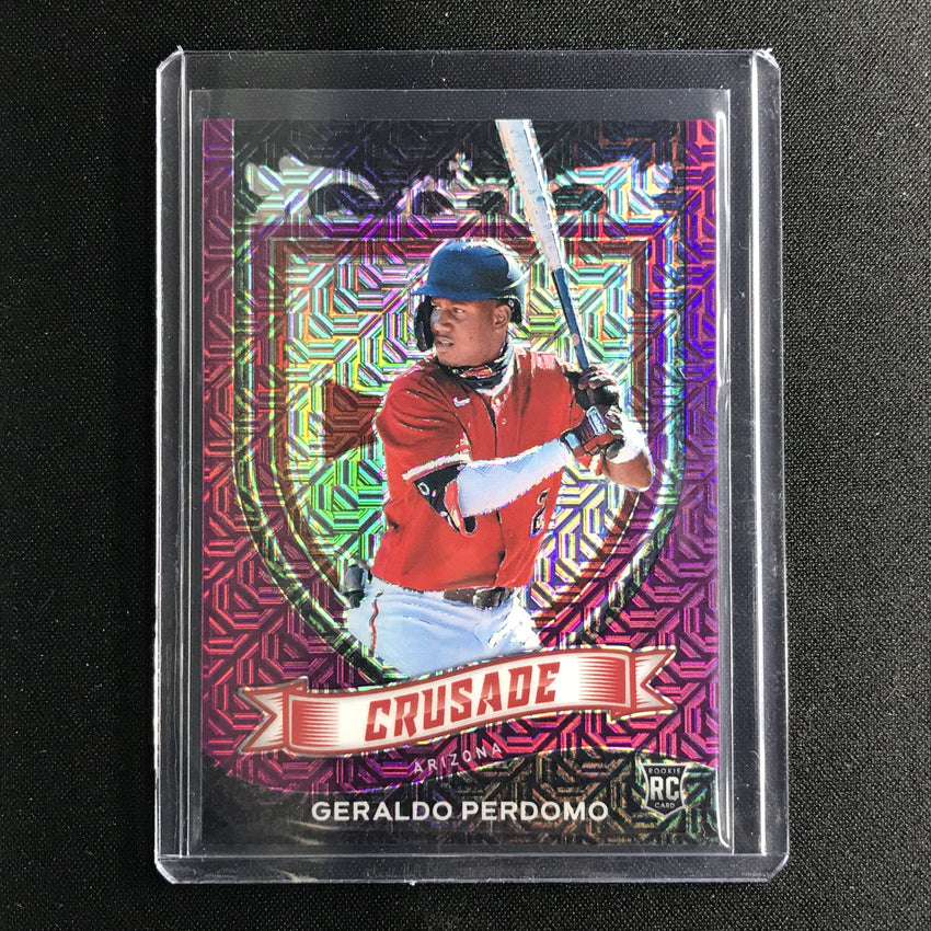 2021 Chronicles Geraldo Perdomo Crusade Rookie Purple Mojo 8/99