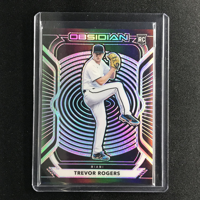 2021 Chronicles Trevor Rogers Obsidian Rookie Electric Etch Purple 61/99