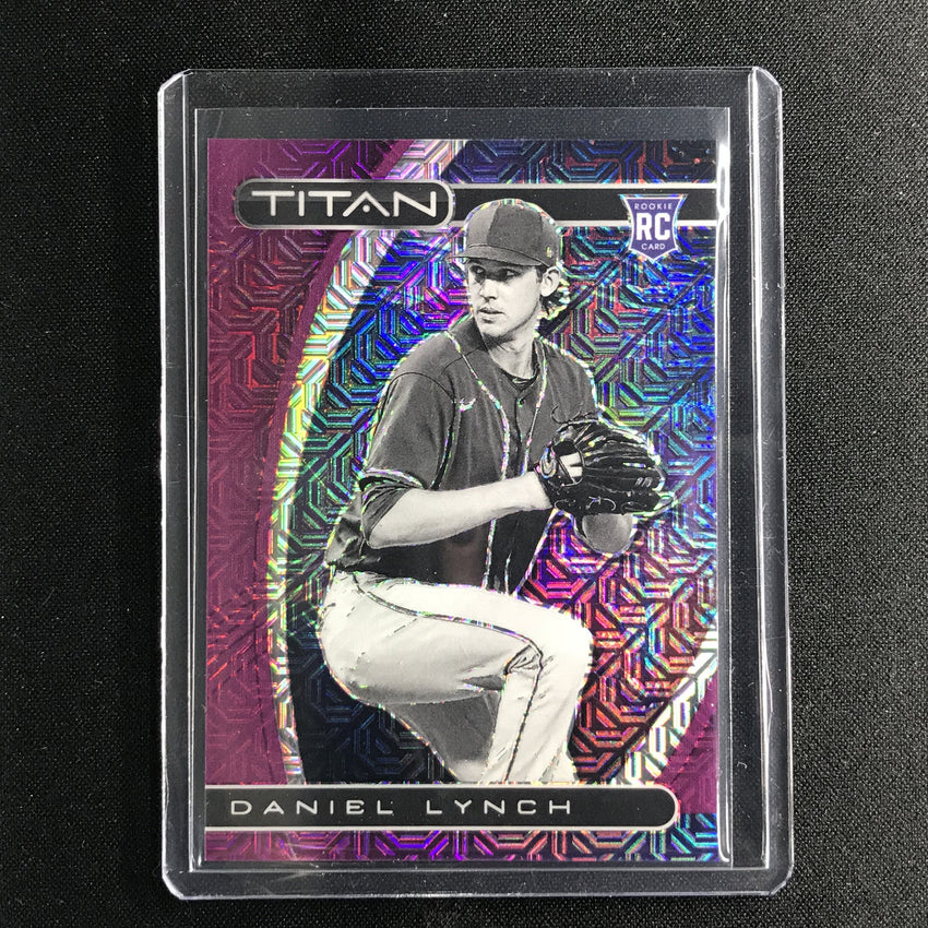 2021 Chronicles Daniel Lynch Titan Rookie Purple Mojo 91/99