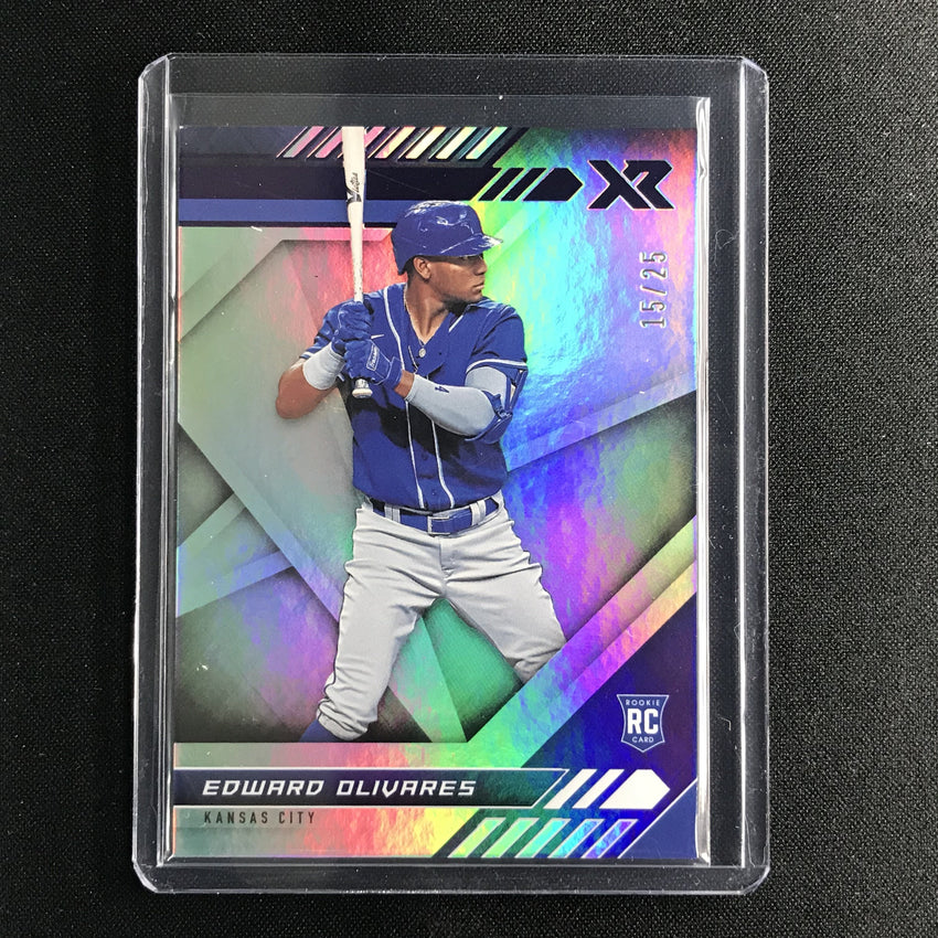 2021 Chronicles Edward Olivares Xr Rookie Purple 15/25