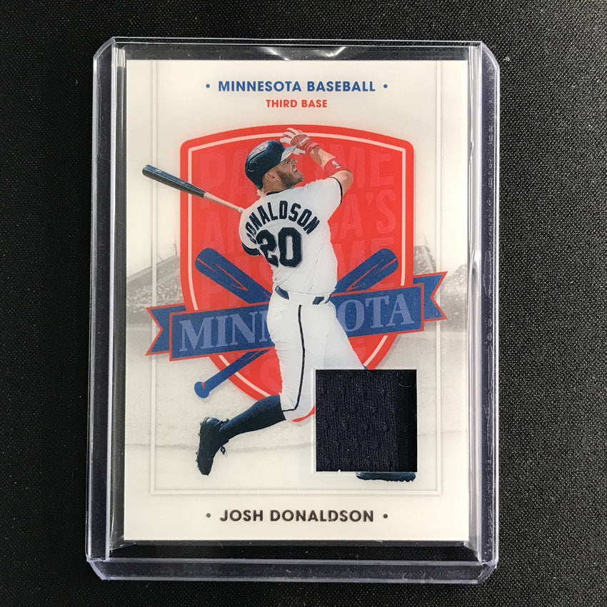 2021 Chronicles Josh Donaldson Americas Pastime Swatches Relic No 62 A