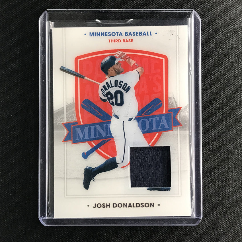 2021 Chronicles Josh Donaldson Americas Pastime Swatches Relic No 62 B