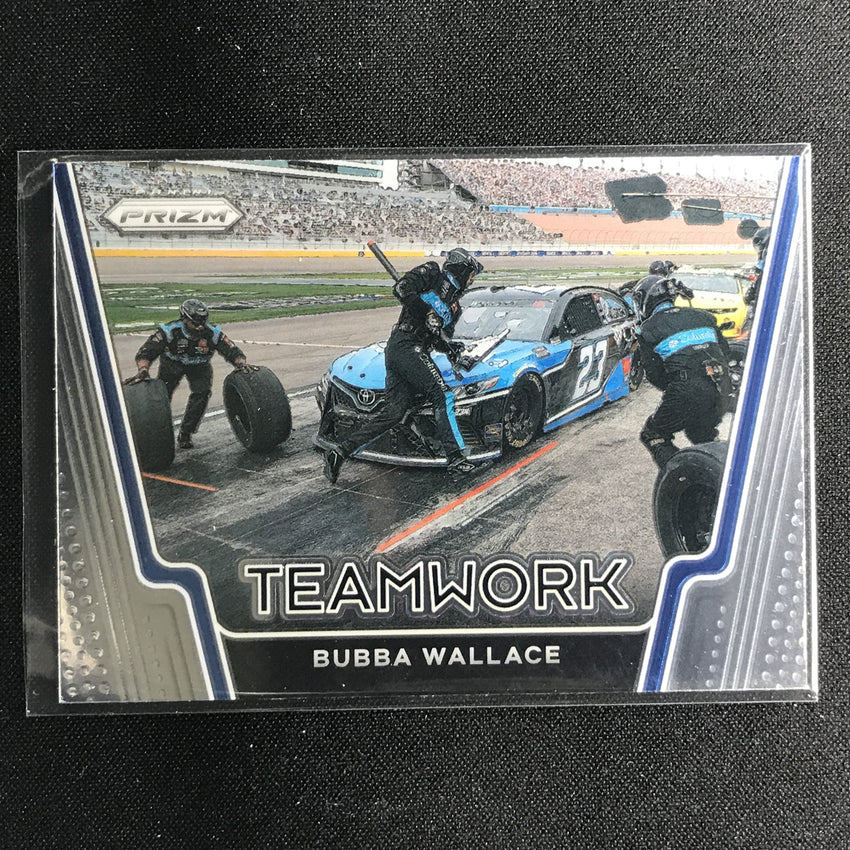 2021 Prizm Racing BUBBA WALLACE Teamwork Base #13