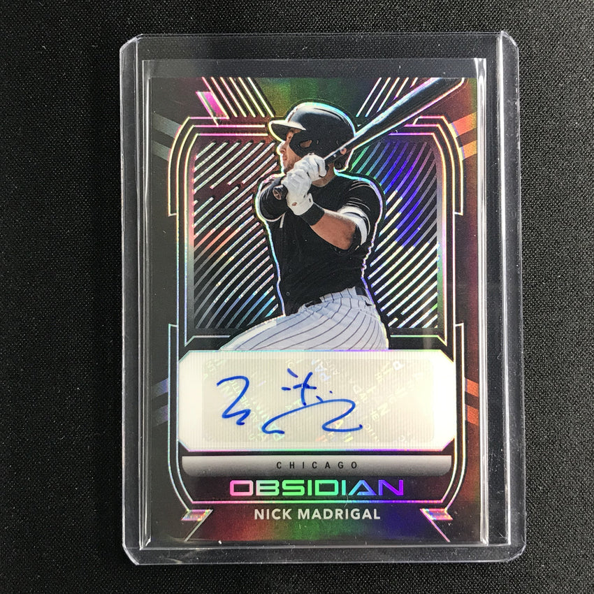 2021 Chronicles NICK MADRIGAL Obsidian Rookie Autograph #NM