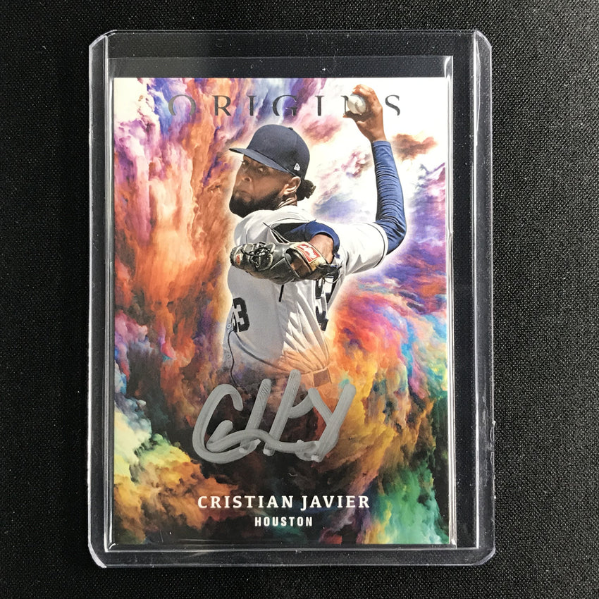 2021 Chronicles CRISTIAN JAVIER Origins Rookie Autograph Silver Ink #CJ