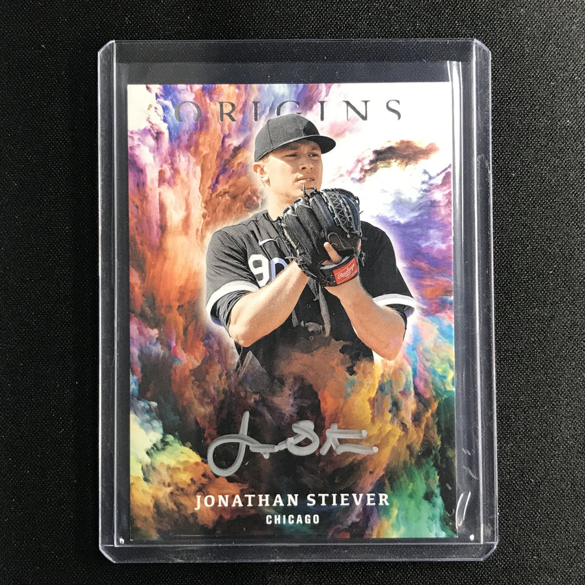 2021 Chronicles JONATHAN STIEVER Origins Rookie Autograph Silver Ink #JS