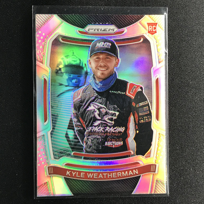2021 Prizm Racing KYLE WEATHERMAN Rookie Silver Prizm #3