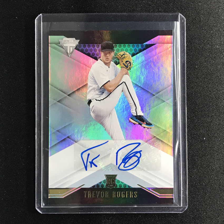 2021 Chronicles TREVOR ROGERS Titanium Rookie Autograph #11