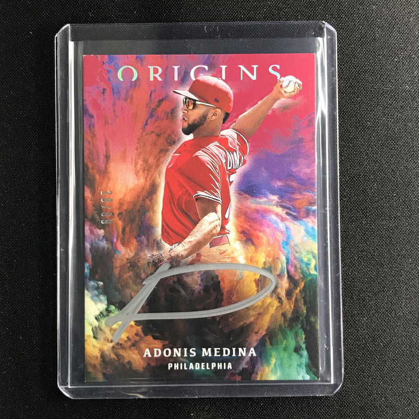 2021 Chronicles Adonis Medina Origins Rookie Autograph Red Silver Ink 28/99