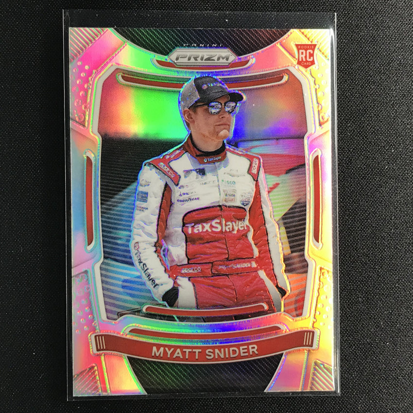 2021 Prizm Racing MYATT SNIDER Rookie Silver Prizm #14