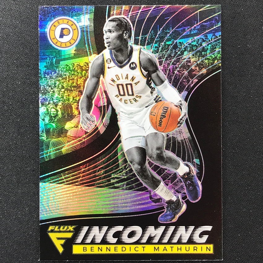 2022-23 Flux BENNEDICT MATHURIN Incoming Rookie Silver Prizm #3