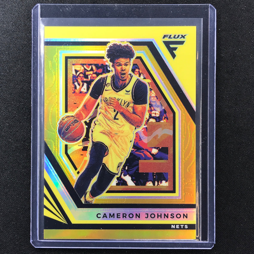 2022-23 Flux Cameron Johnson Gold Prizm 10/10