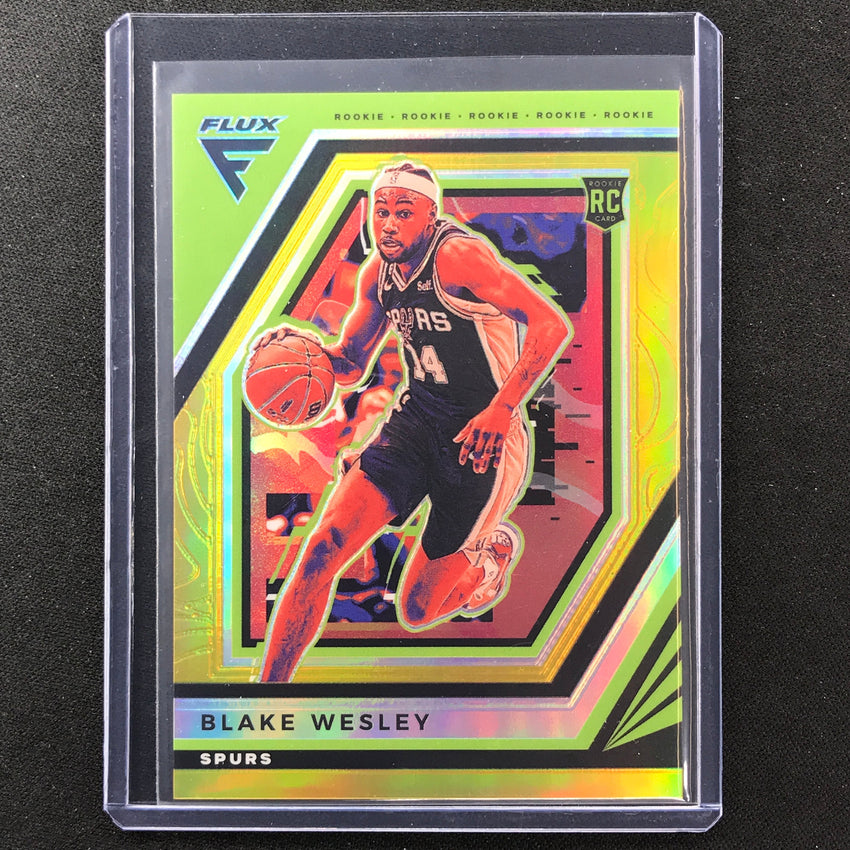 2022-23 Flux Blake Wesley Rookie Gold Prizm 9/10
