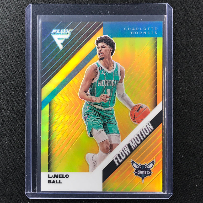 2022-23 Flux Lamelo Ball Flow Motion Gold Prizm 5/10