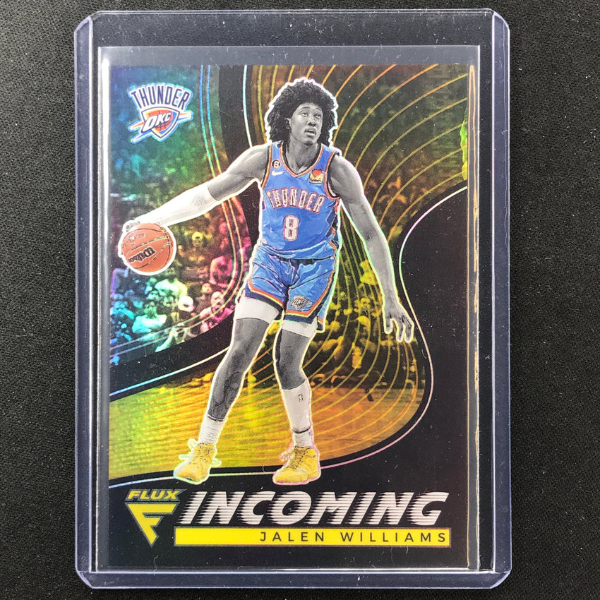 2022-23 Flux Jalen Williams Incoming Rookie Gold Prizm 3/10