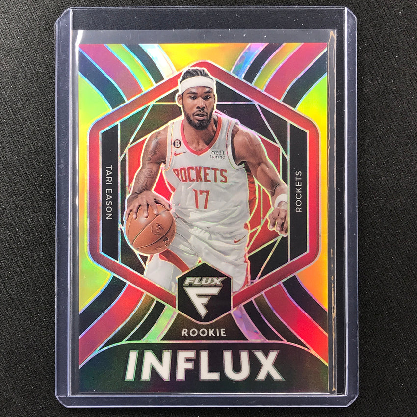 2022-23 Flux Tari Eason Rookie Influx Gold Prizm 10/10