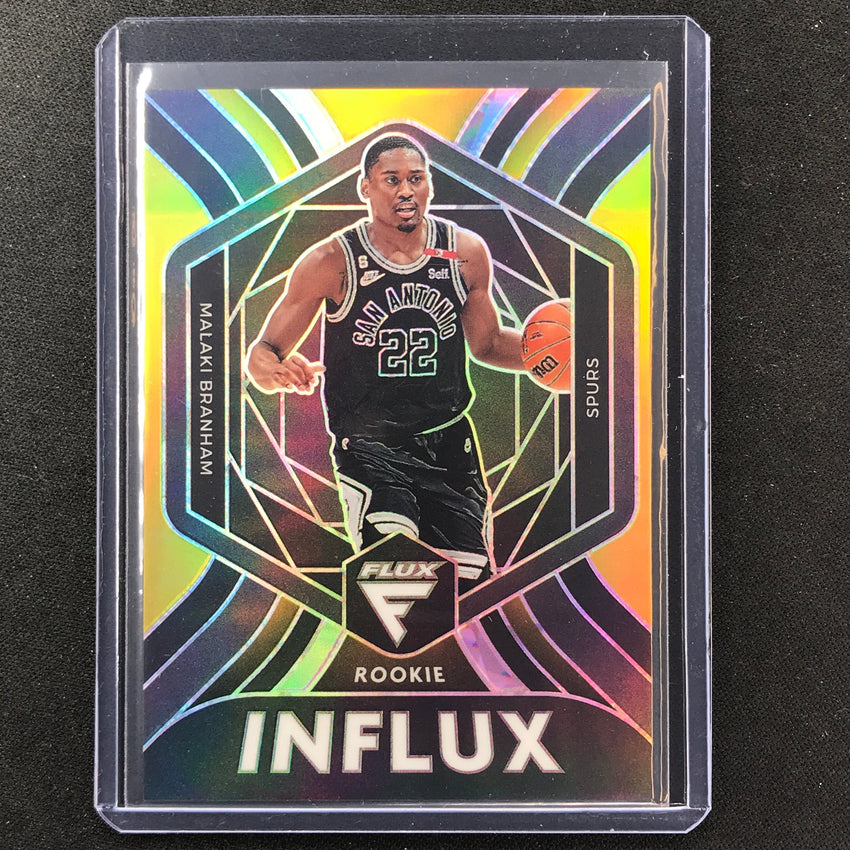2022-23 Flux Malaki Branham Rookie Influx Gold Prizm 10/10