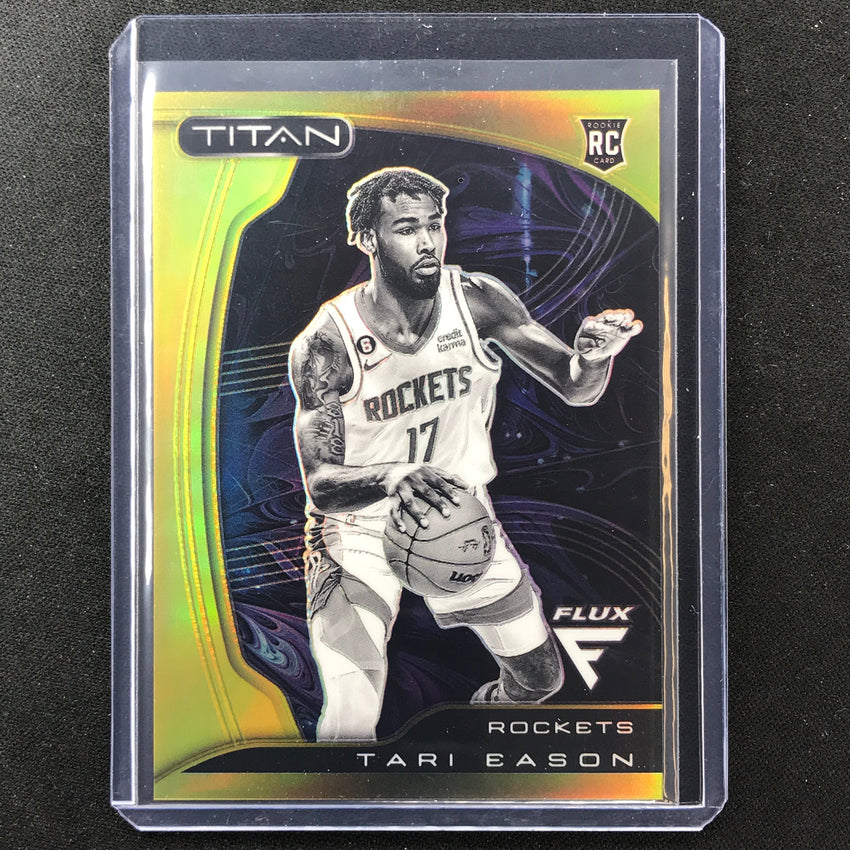 2022-23 Flux Tari Eason Titan Rookie Gold Prizm 6/10