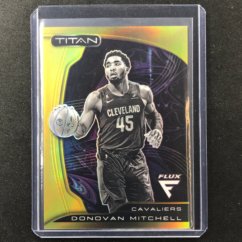 2022-23 Flux Donovan Mitchell Titan Gold Prizm 6/10