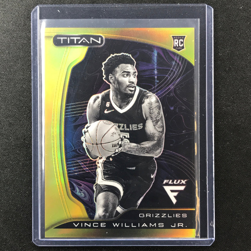 2022-23 Flux Vince Williams Jr. Titan Rookie Gold Prizm 7/10