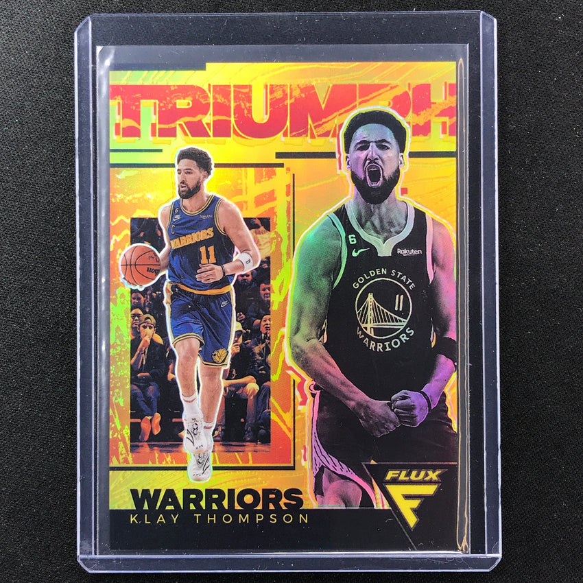 2022-23 Flux Klay Thompson Triumph Gold Prizm 4/10