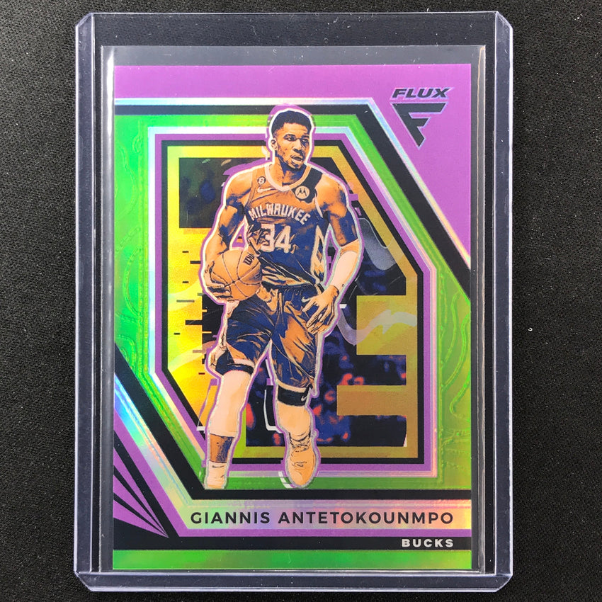 2022-23 Flux Giannis Antetokounmpo Green Prizm 3/5