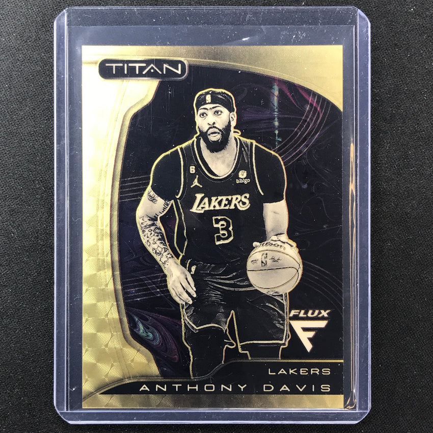 2022-23 Flux ANTHONY DAVIS Titan Gold Vinyl Prizm 1/1 #16