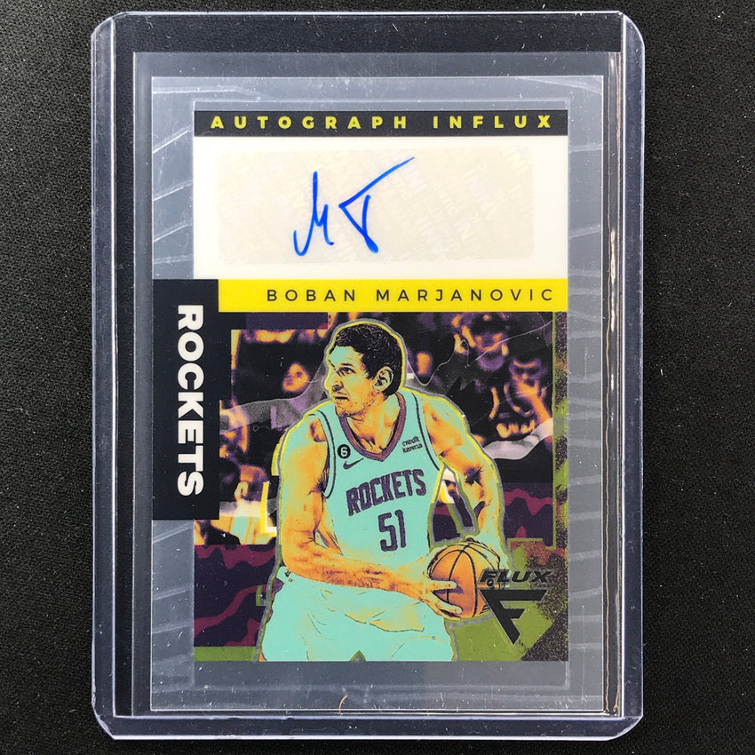 2022-23 Flux Boban Marjanovic Autograph Influx Auto Base No Bbm