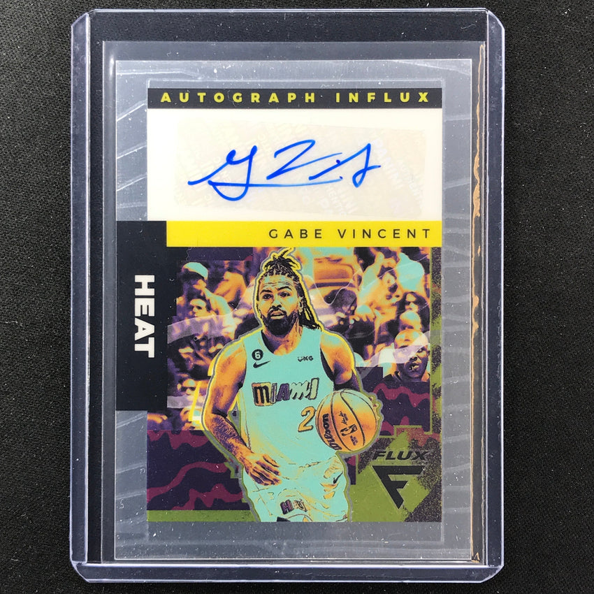 2022-23 Flux GABE VINCENT Autograph Influx Auto Base #GBV