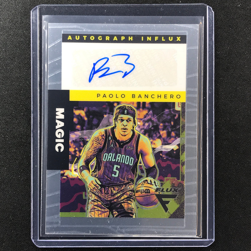 2022-23 Flux Paolo Banchero Autograph Influx Rookie Auto Base No Pbc