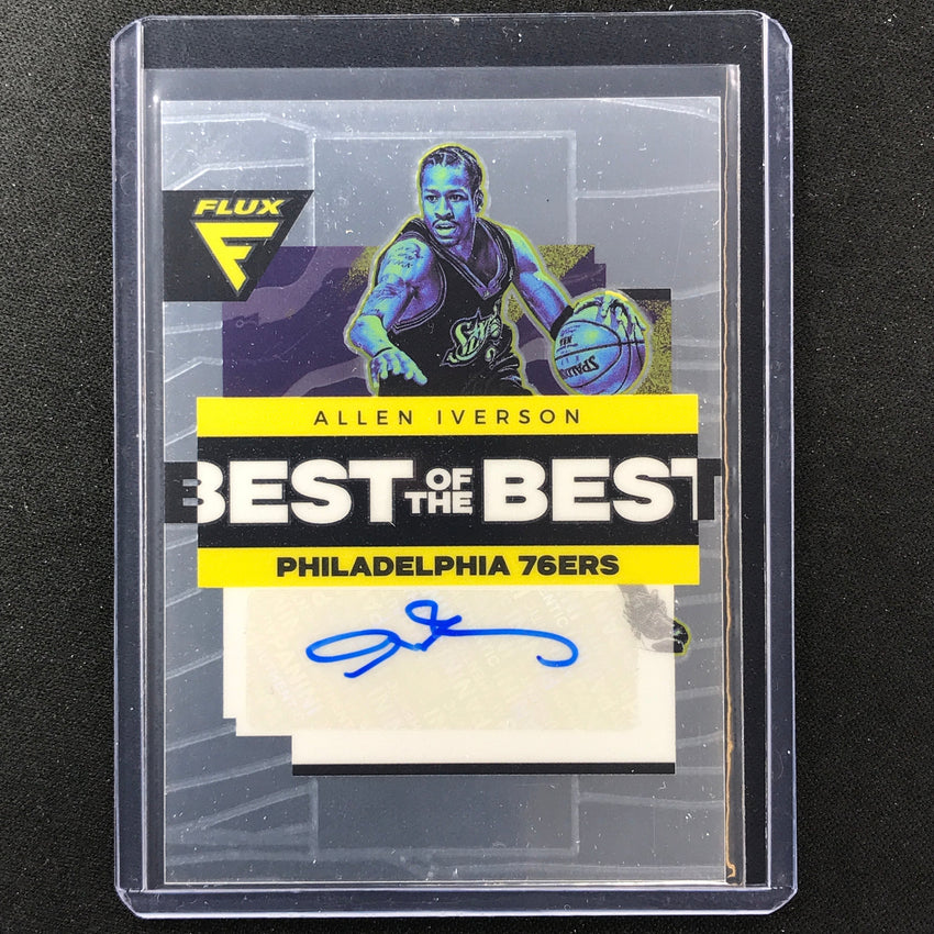 2022-23 Flux Allen Iverson Best Of The Best Signatures Auto Base No Aiv