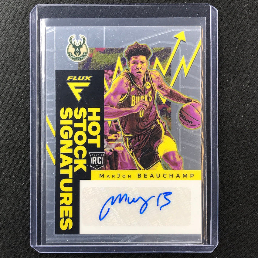 2022-23 Flux Marjon Beauchamp Hot Stock Signatures Rookie Auto Base No Mjb
