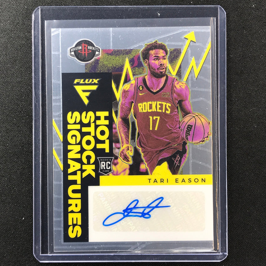 2022-23 Flux Tari Eason Hot Stock Signatures Rookie Auto Base No Tes