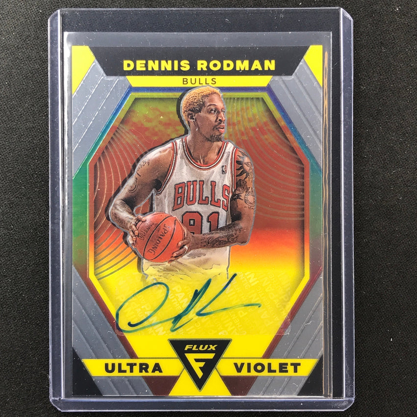 2022-23 Flux Dennis Rodman Ultraviolet Signatures Auto Base No Dro