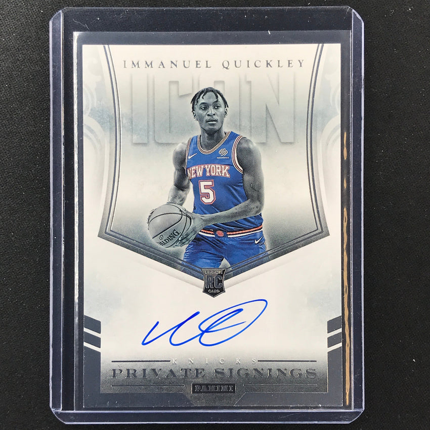2022-23 Flux Immanuel Quickely Private Signings Rookie Auto Icon Edition No Psi-iu