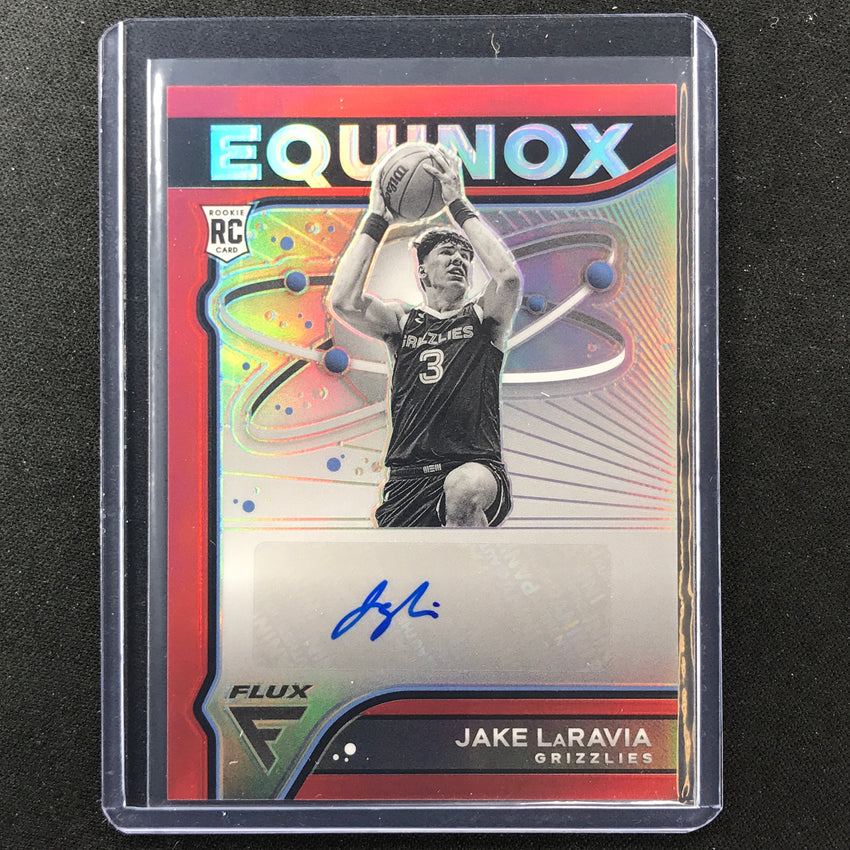 2022-23 Flux Jake Laravia Equinox Rookie Auto Red 1/35