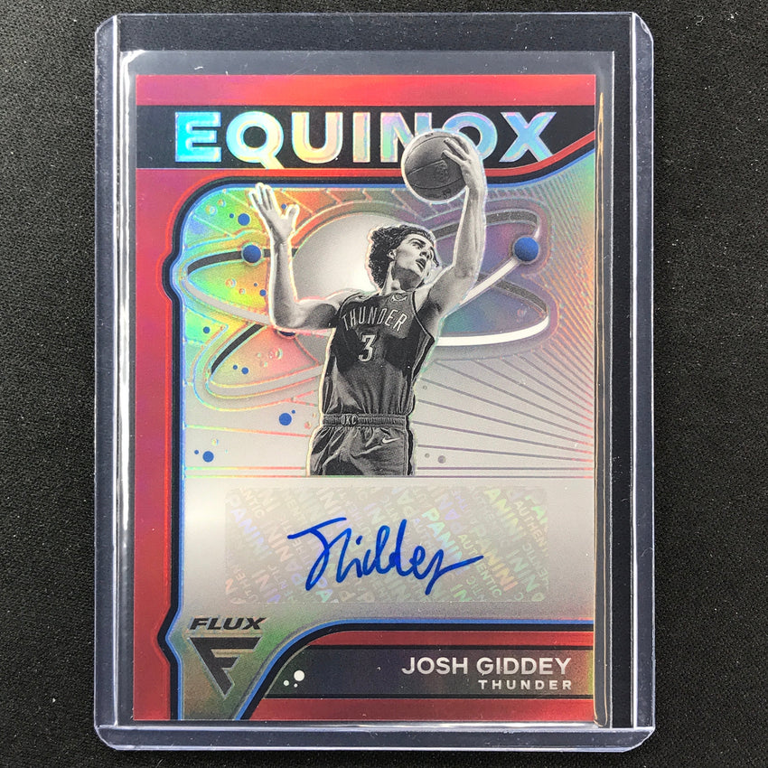 2022-23 Flux Josh Giddey Equinox Auto Red 29/35