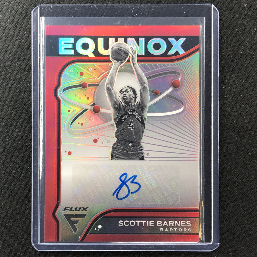 2022-23 Flux Scottie Barnes Equinox Auto Red 9/35