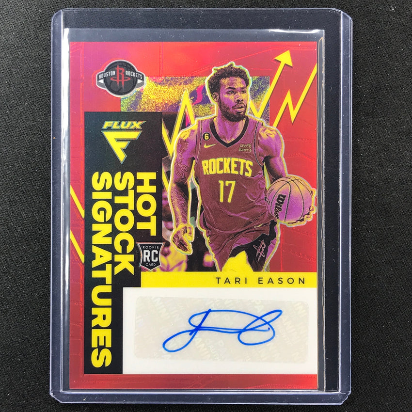 2022-23 Flux Tari Eason Hot Stock Signatures Rookie Auto Red 21/49