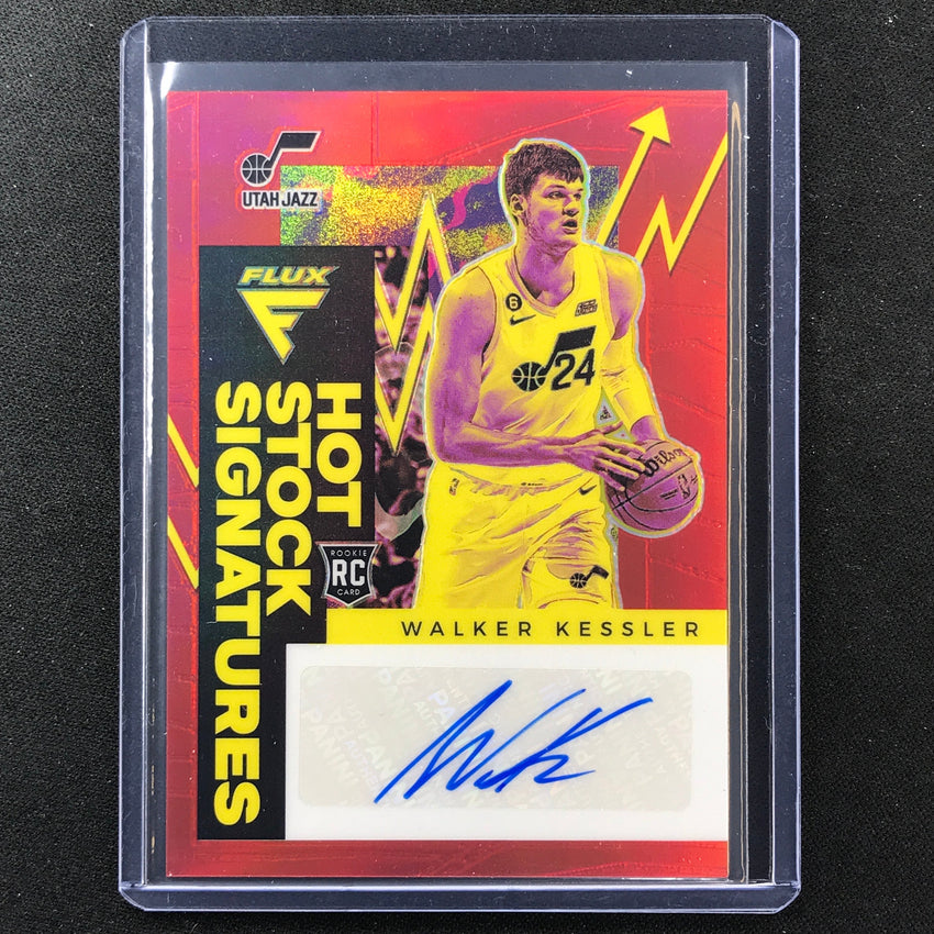 2022-23 Flux Walker Kessler Hot Stock Signatures Rookie Auto Red 30/49