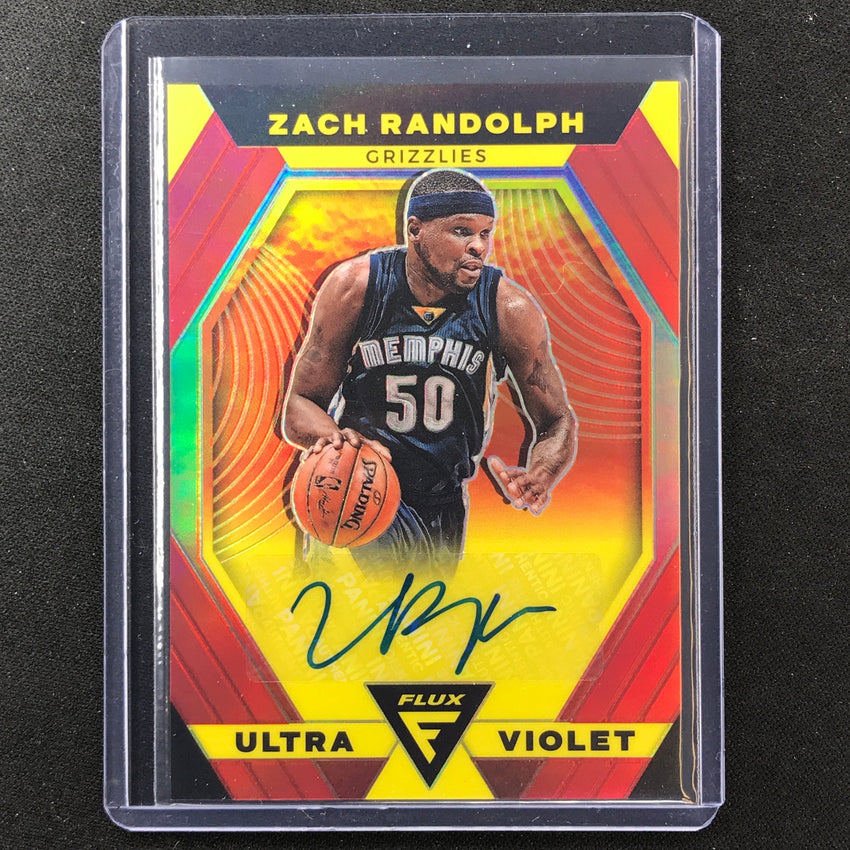 2022-23 Flux ZACH RANDOLPH Ultraviolet Signatures Auto Red 23/49