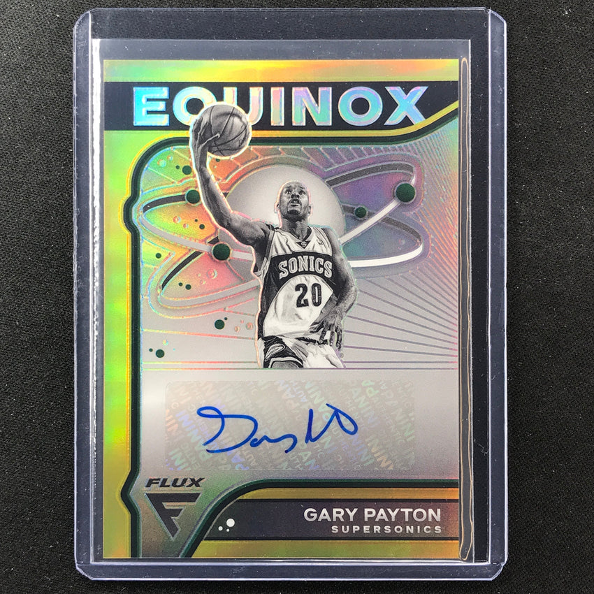 2022-23 Flux Gary Payton Equinox Auto Gold Prizm 8/10